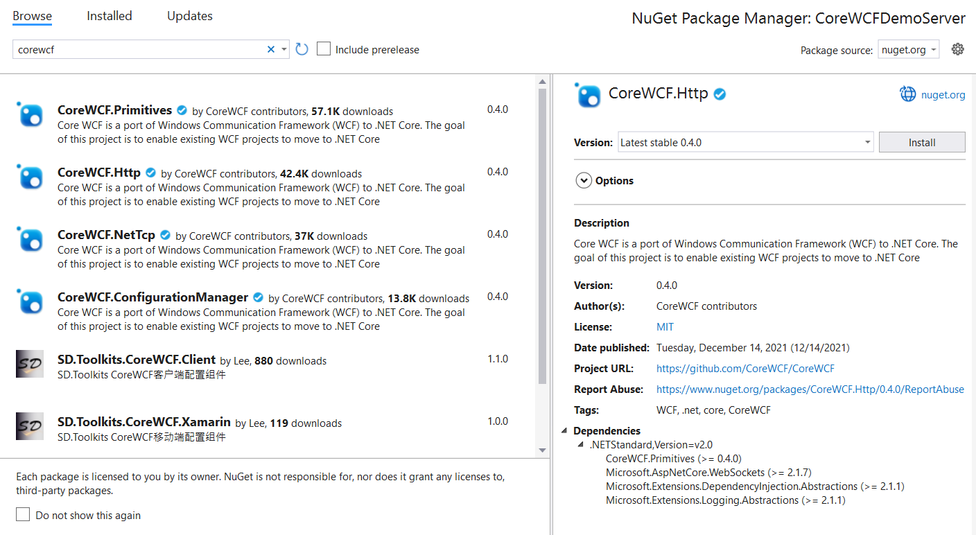 CoreWCF 1.0 正式发布，支持 .NET Core 和 .NET 5+ 的 WCF - 冠军 _在线工具