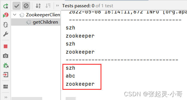 Zookeeper——客户端API的相关方法操作